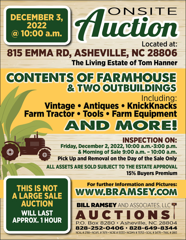 Upcoming Auctions and Events - Bill Ramsey & Associates, LLC